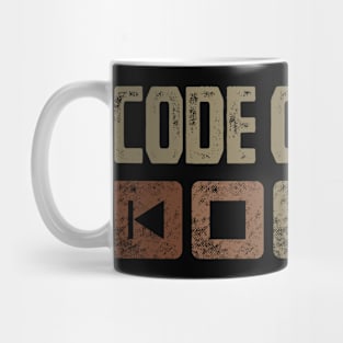 Code Orange Control Button Mug